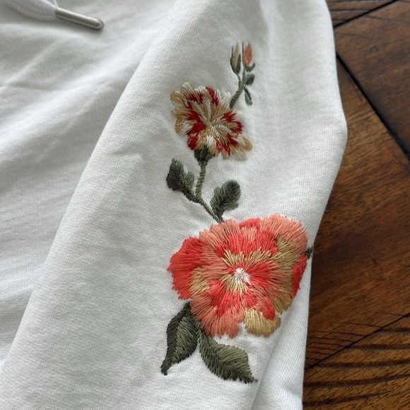 Driftwood Classic Fit Stevie Joggers sweatpants White Embroidery Large Sundance - Picture 2 of 16